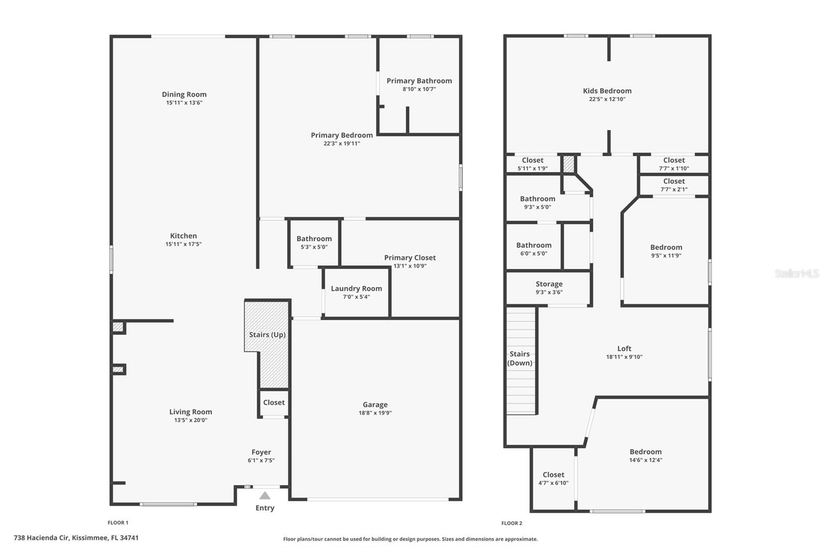 738 HACIENDA Cir KISSIMMEE, FL 34741