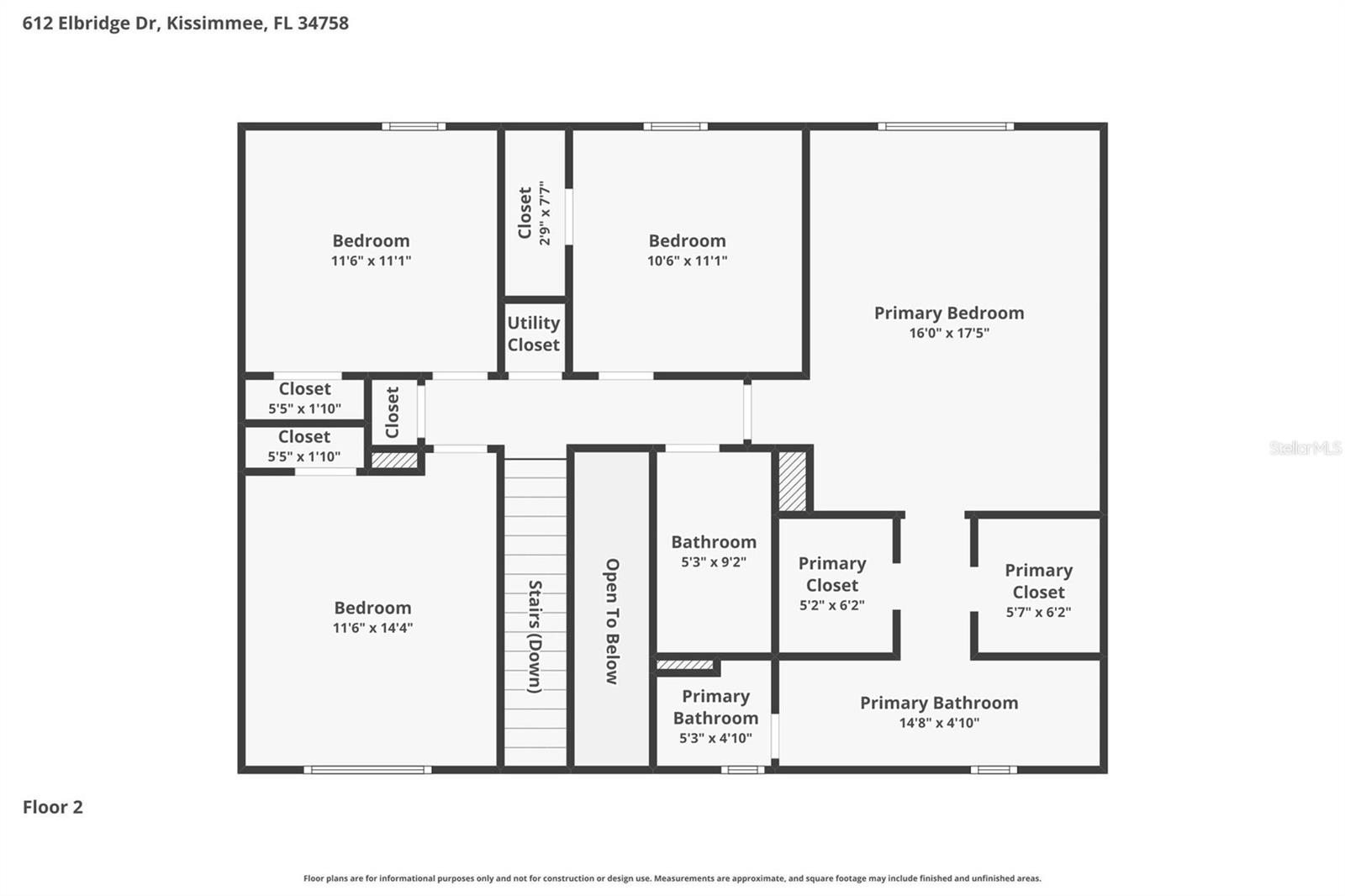 612 ELBRIDGE Dr KISSIMMEE, FL 34758