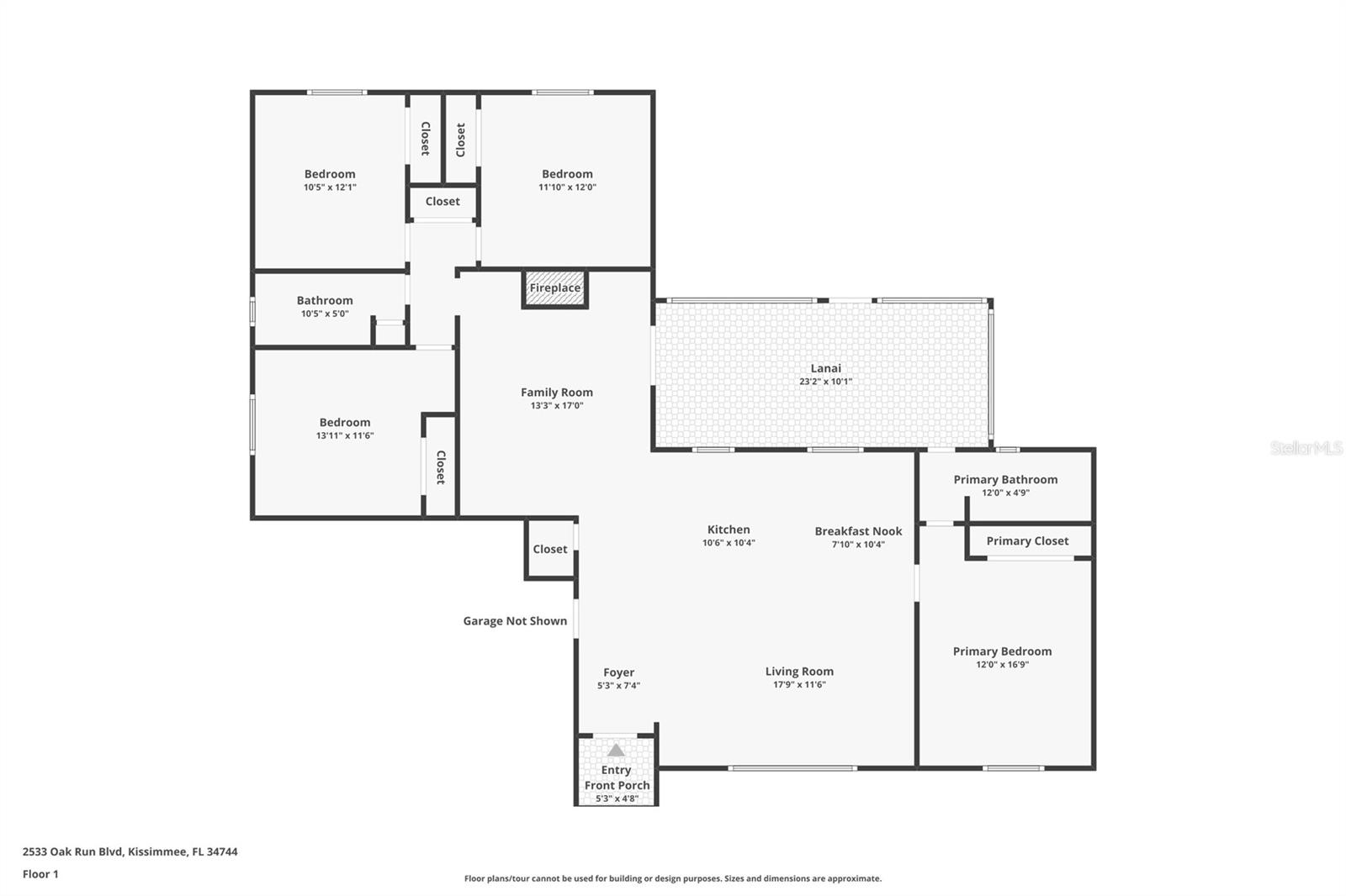 2533 OAK RUN Blvd KISSIMMEE, FL 34744