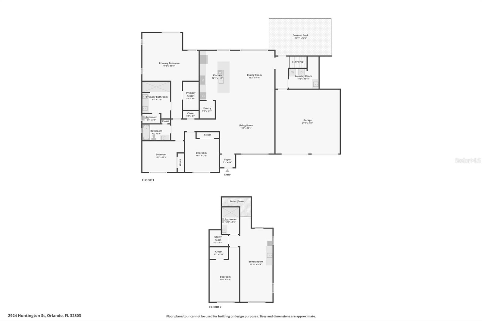 2924 HUNTINGTON St ORLANDO, FL 32803