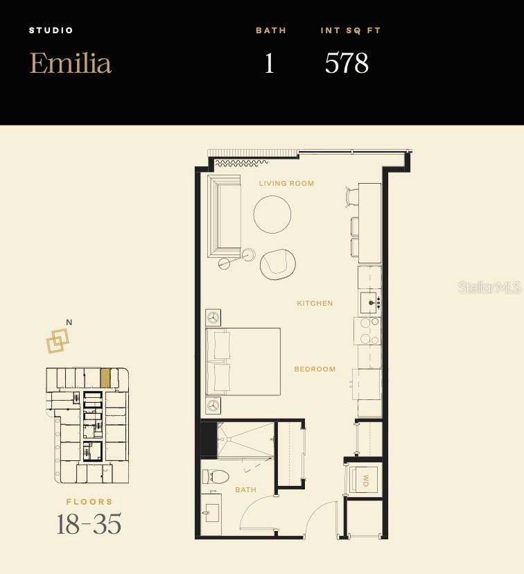 1101 E JACKSON St #3206 TAMPA, FL 33602